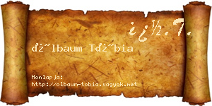 Ölbaum Tóbia névjegykártya